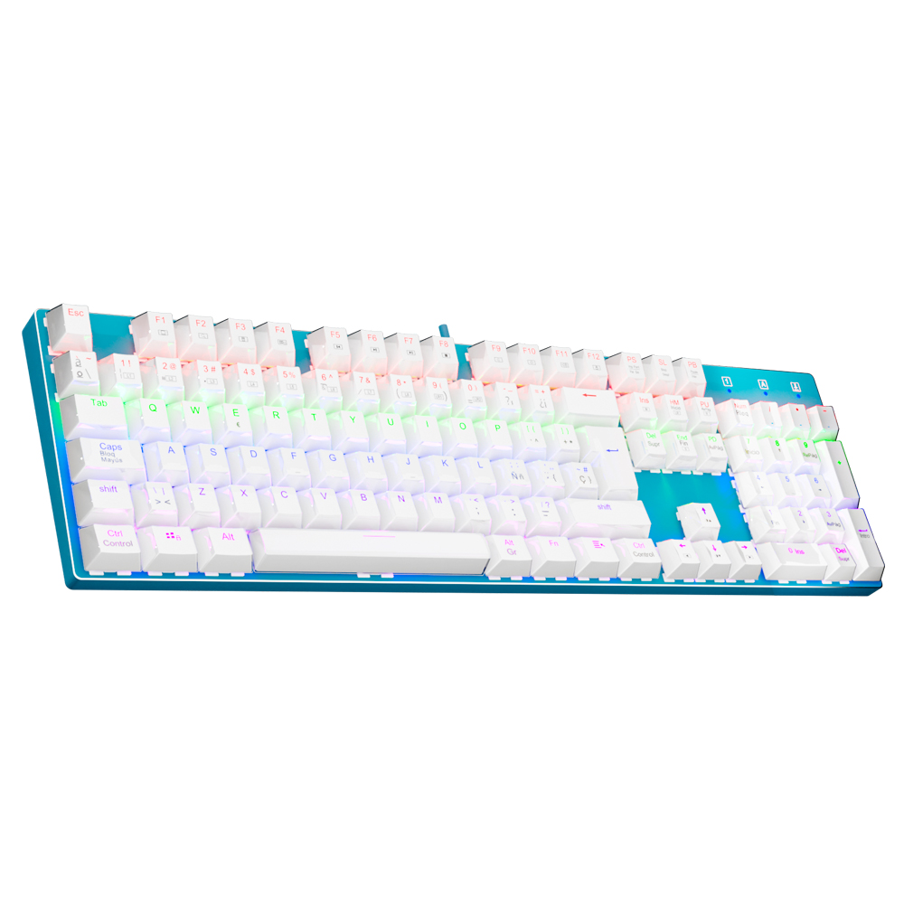 Keyboard Gaming Transparent - E-YOOSO Z88 레인보우 팔콘 USB 기계식