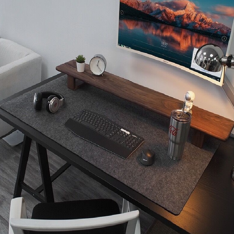 Gaming Keyboard Mouse - 80cm X 40cm 짙은 회색 대형