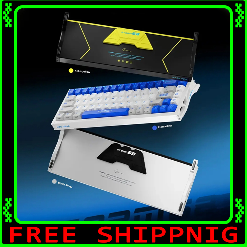 Gaming Keyboard Magnetic Switches - NZO STORM68 아노다이징 알루미늄 마그네틱 스위치