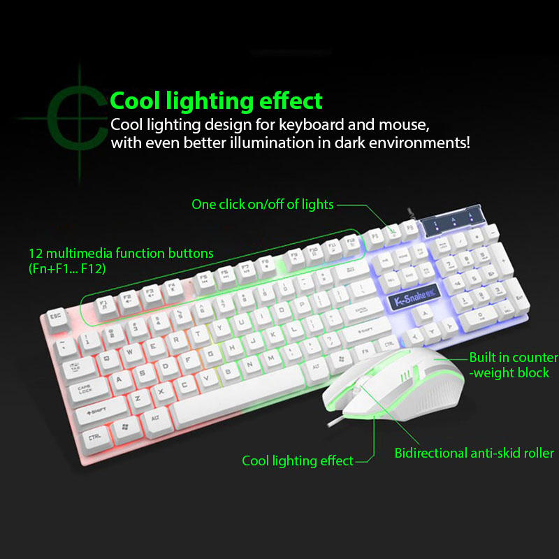 KM320 키보드 및 마우스 세트 방수 발광 게임 백라 - Gaming Keyboard Mouse Wireless 리뷰 및 가격