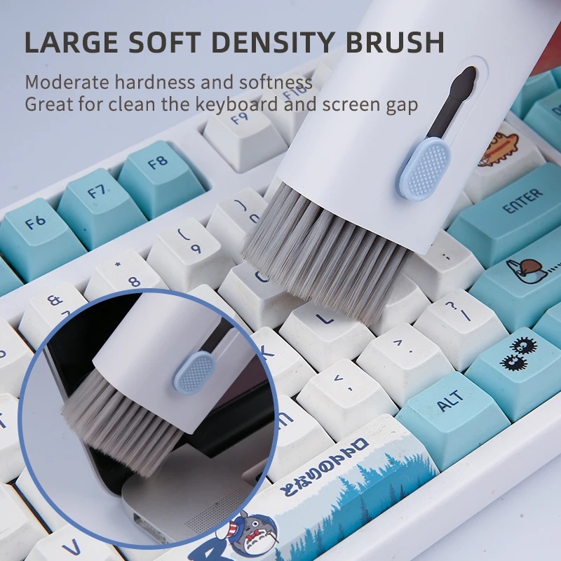 7-in-1 컴퓨터 키보드 클리너 브러쉬 키트 이어폰  - Keycap Puller Ring 리뷰 및 가격