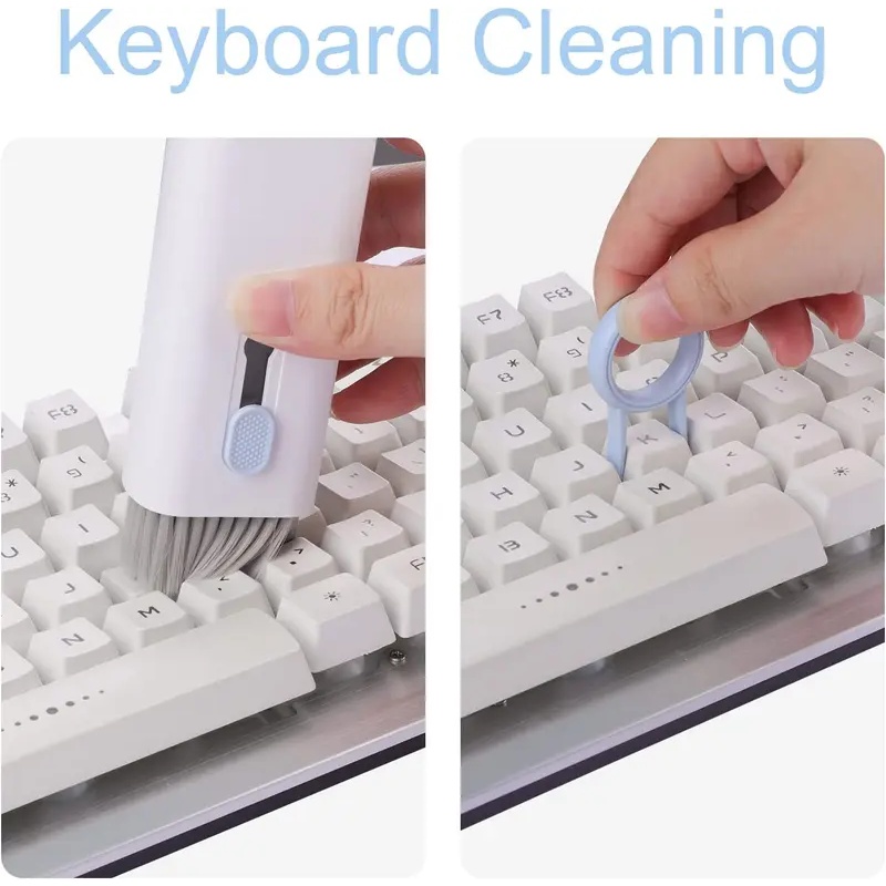 7-in-1 컴퓨터 키보드 클리너 브러쉬 키트 이어폰  - Keycap Puller Ring 리뷰 및 가격