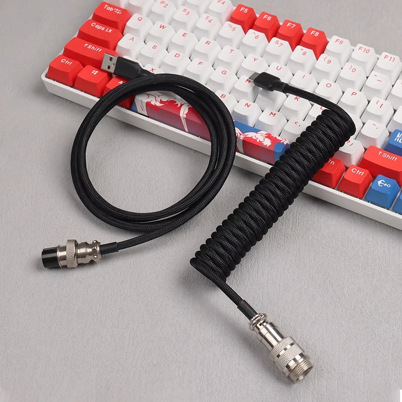 180cm 기계식 키보드 코일 케이블 와이어 유형 C  - Gaming Keyboard Types 리뷰 및 가격