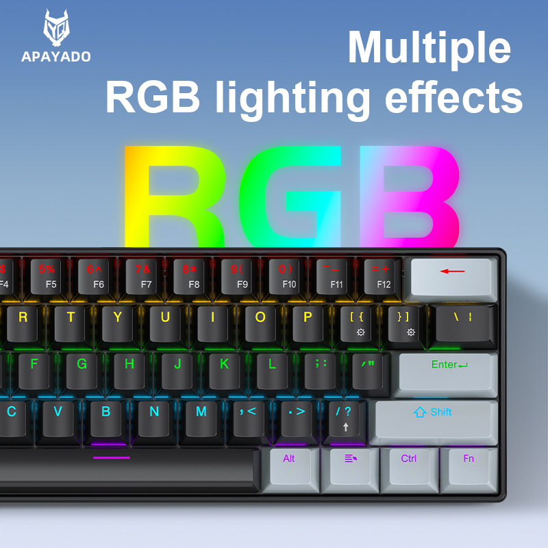 APAYADO K61 미니 기계식 키보드, 유선, 61 - Gaming Keyboard Mini Mechanical 리뷰 및 가격