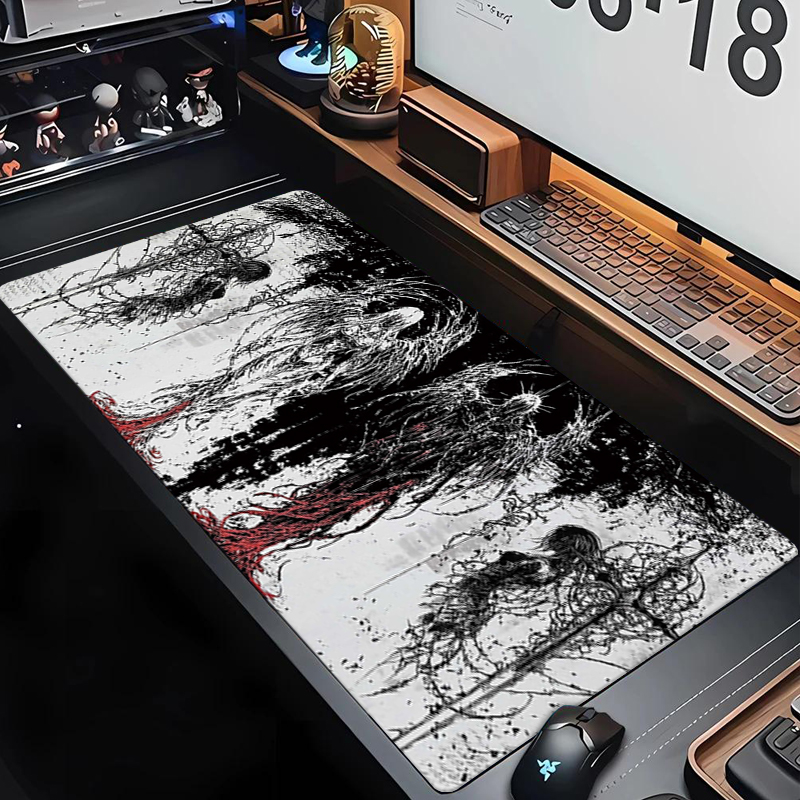 다크 엔젤 아트 디자인 대형 사이즈 미끄럼 방지 고무  - Gaming Keyboard Mouse 리뷰 및 가격