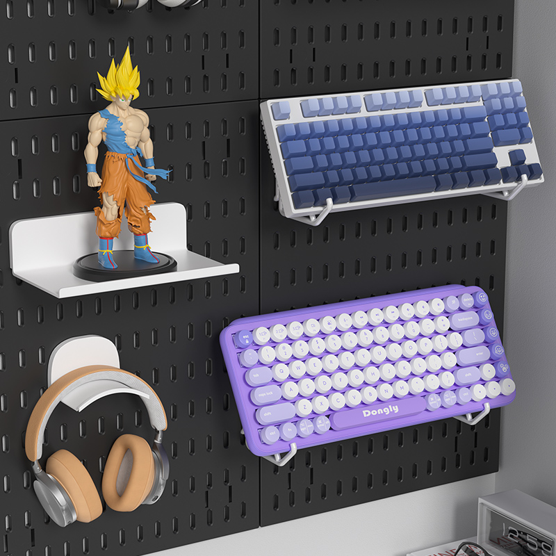 게임용 접착식 페그보드 선반 – 드릴 없이 설치 가능, - Gaming Keyboard Mouse 리뷰 및 가격