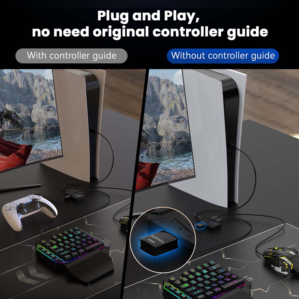 PS5 게임용 키보드 마우스 콤보 USB 타입 C 컨버 - Gaming Keyboard Mouse Set 리뷰 및 가격