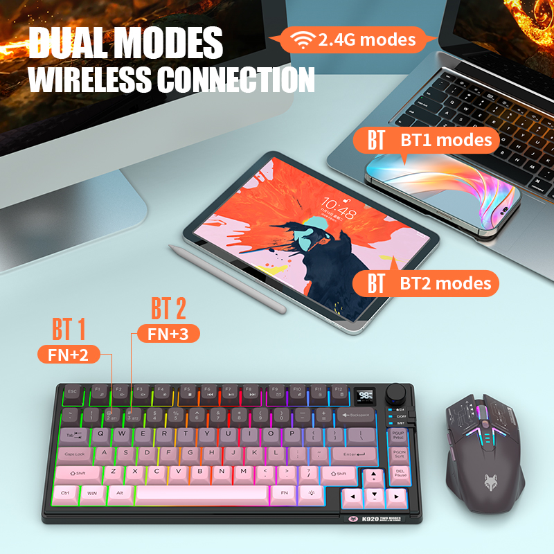 K920 USB 유선 게임 키보드 마우스 세트 조명 데 - Keyboard Gaming Transparent 리뷰 및 가격