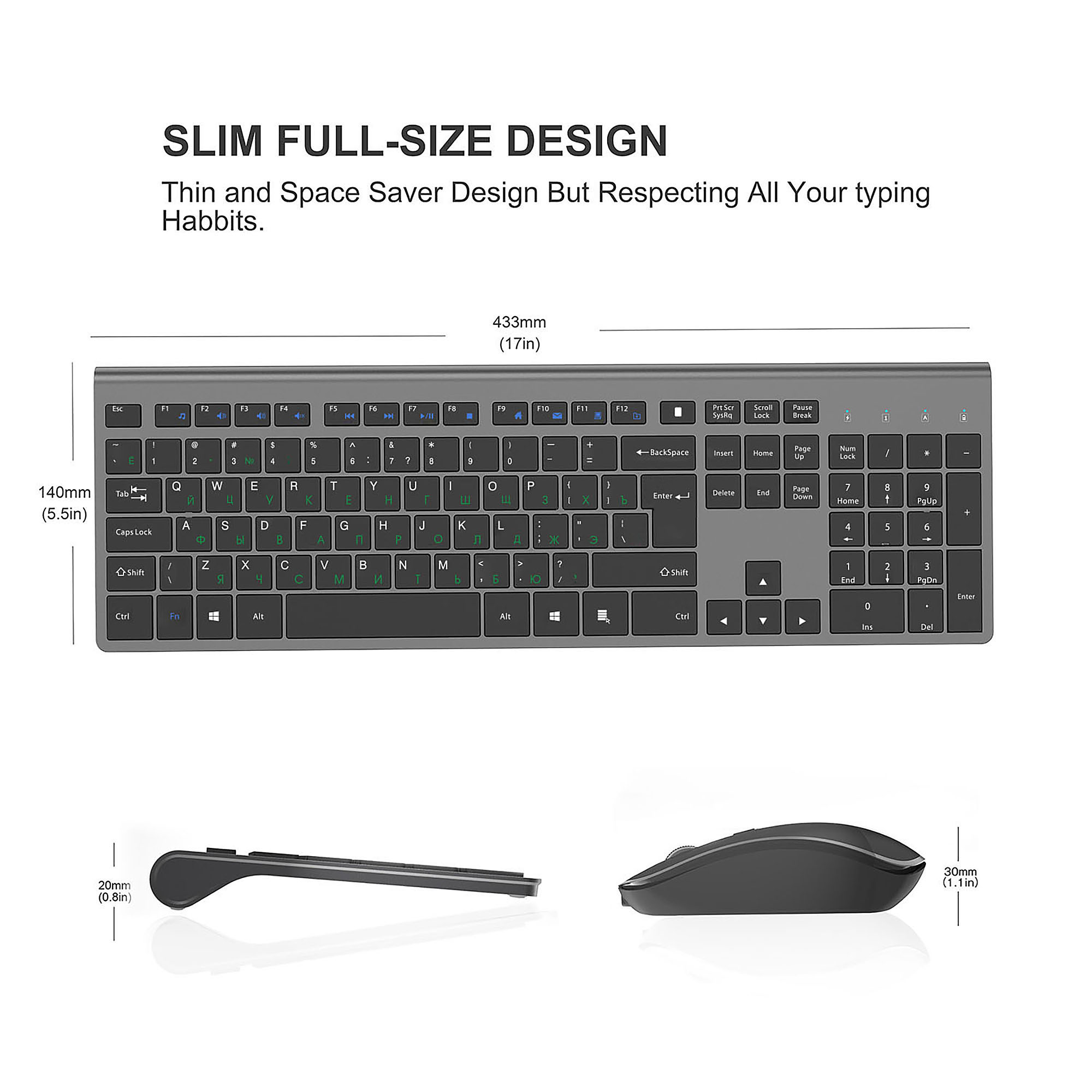 2.4GHz 무선 충전식 키보드 및 마우스 세트, 풀사 - Gaming Keyboard Mouse Wireless 리뷰 및 가격