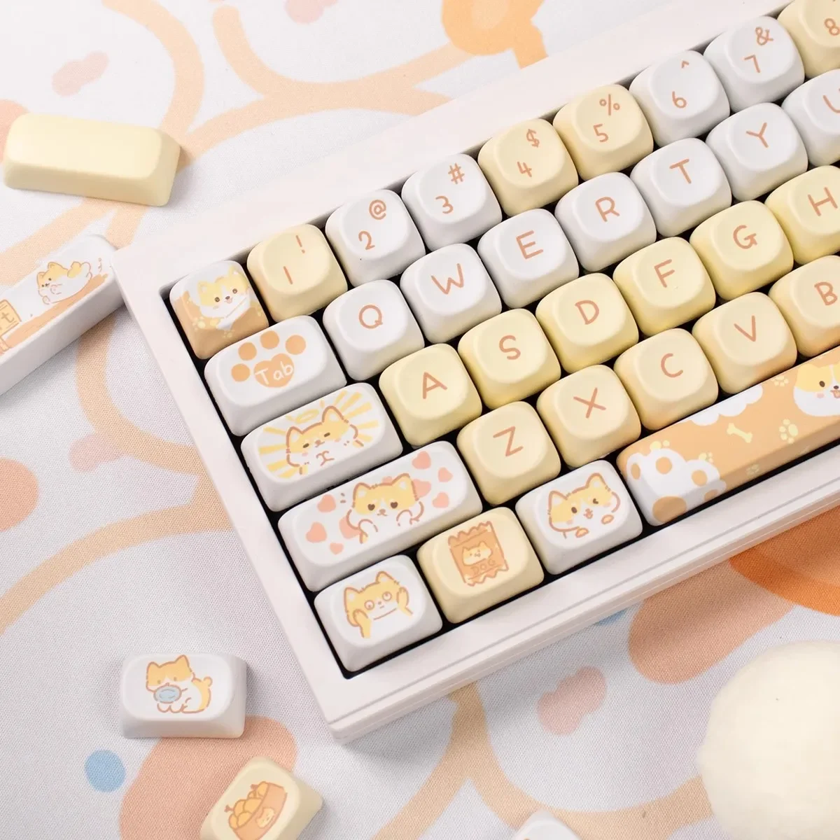 2026 새로운 95키 MOA 프로파일 시바 이누 키캡 - Gaming Keyboard 2026 리뷰 및 가격