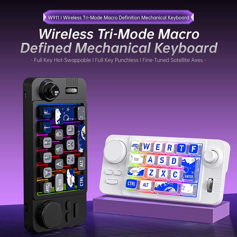 게이밍 키보드 W911 무선 트라이모드 기계식 키보드  - Gaming Keyboard Wireless 리뷰 및 가격