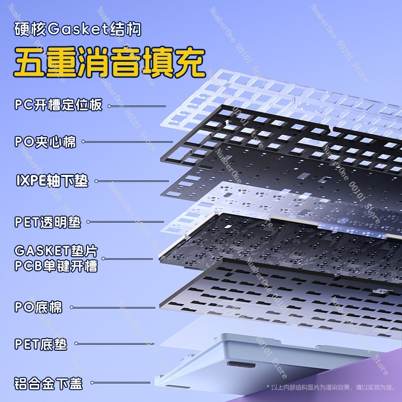 알루미늄 합금 기계식 키보드, 무선 3모드 블루투스 및 - Gaming Keyboard Esports 리뷰 및 가격