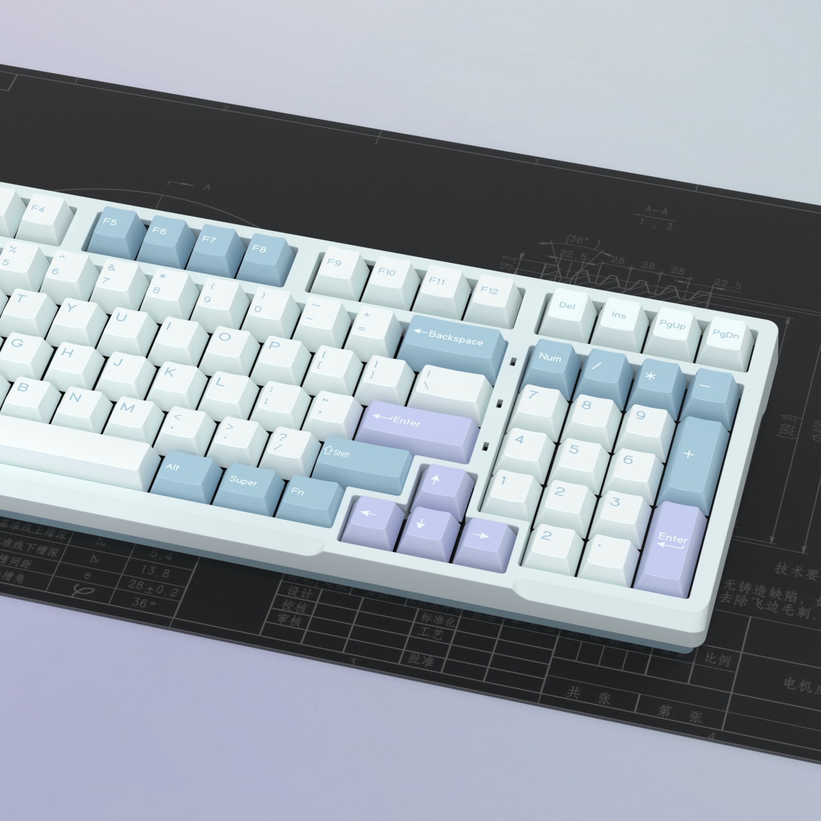 KBDiy GMK Illusion Keycap 체리 프 - Gaming Keyboard No Number Pad 리뷰 및 가격